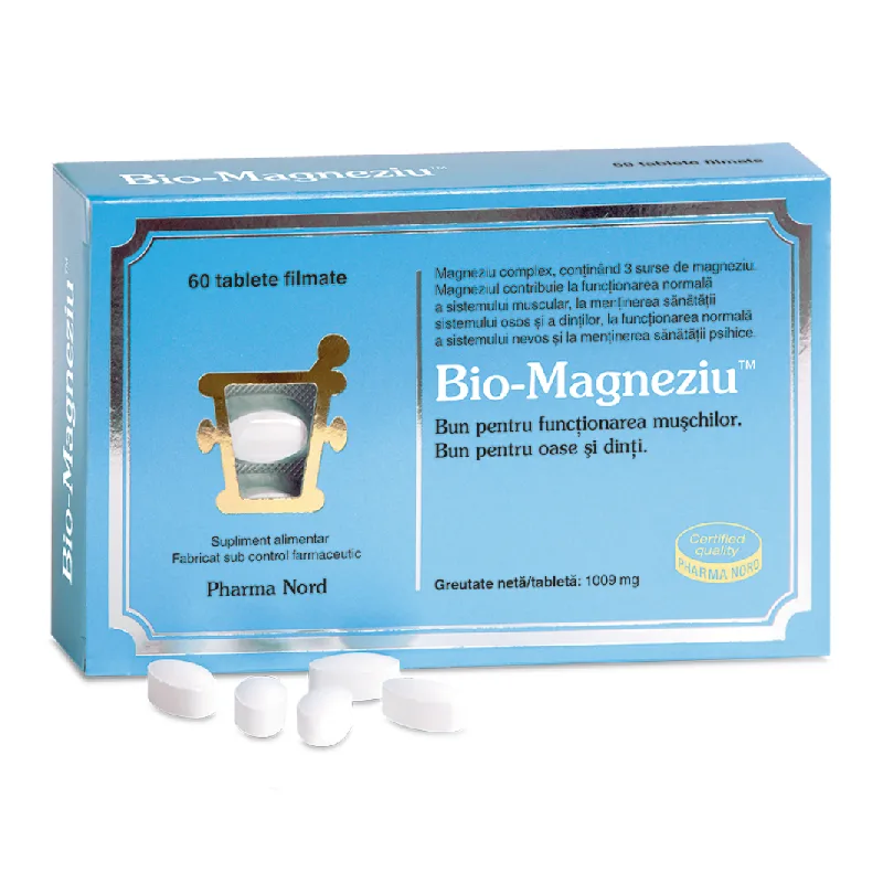 Bio-Magneziu, 60 tablete, Pharma Nord — preț și oferte
