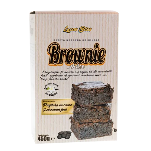Mix pentru brownie Brownie Mix, 450g, Lucas Bites — preț și oferte