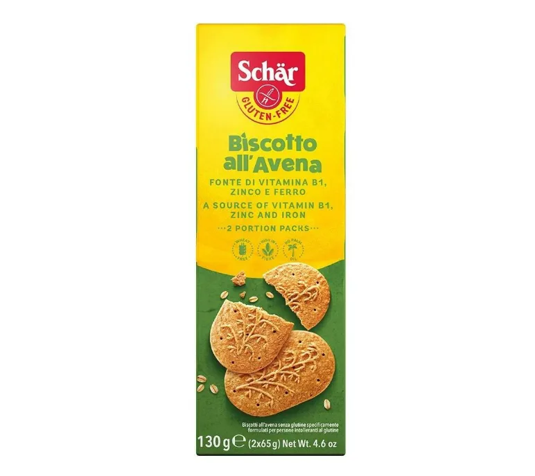 Biscuiti cu ovaz fara gluten Avena, 130g, Schar — preț și oferte