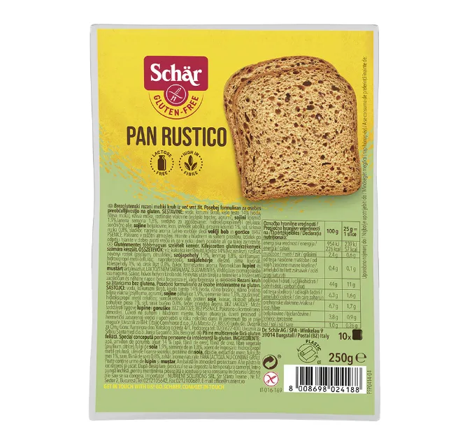 Paine feliata cu cereale fara gluten Pan Rustico, 250g, Schar — preț și oferte