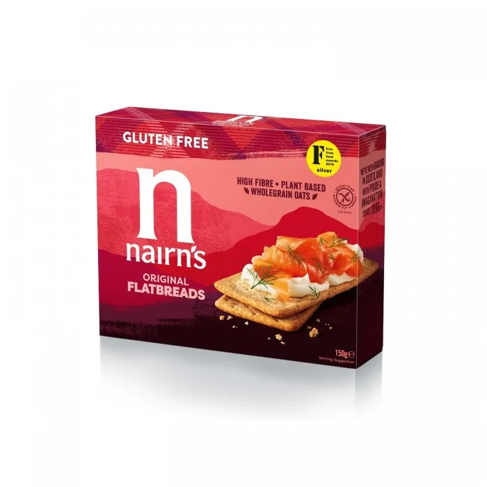 Felii paine crocanta din ovaz integral fara gluten, 150g, Nairn's — preț și oferte