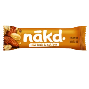 Baton cu arahide raw vegan, 35g, Nakd