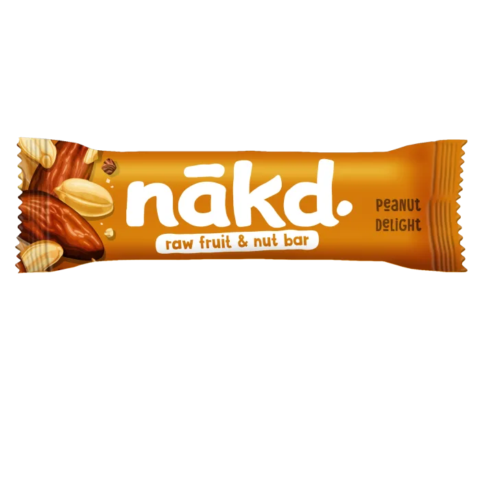 Baton cu arahide raw vegan, 35g, Nakd — preț și oferte
