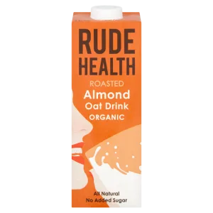 Bautura vegetala din ovaz si migdale prajite Bio, 1l, Rude Health