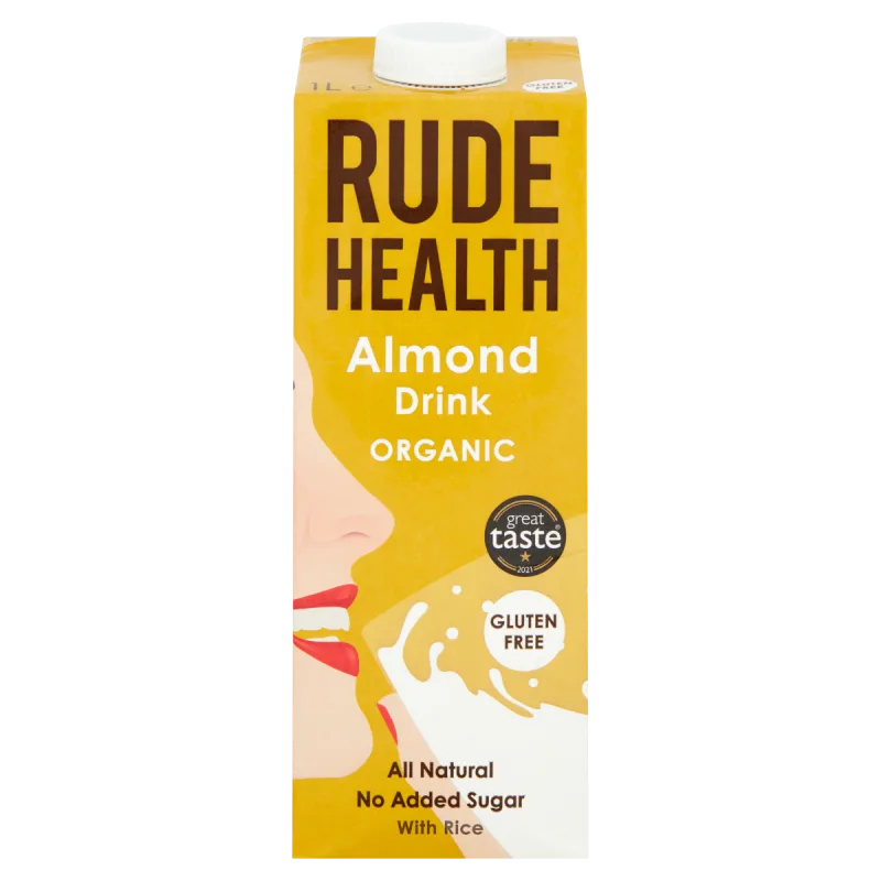 Bautura vegetala din migdale Bio, 1l, Rude Health — preț și oferte
