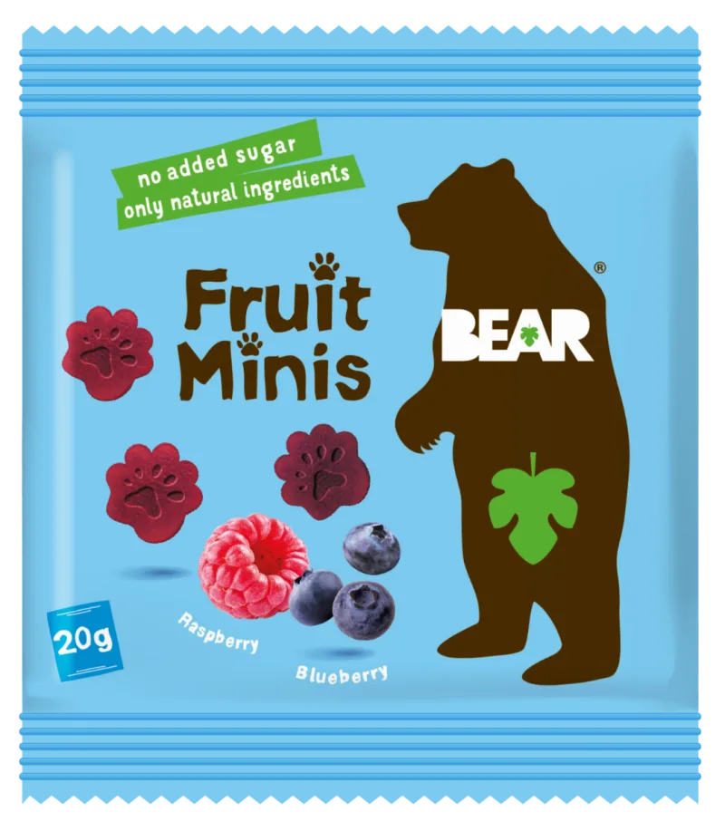 Talpite arctic cu zmeura si afine, 20g, Bear — preț și oferte