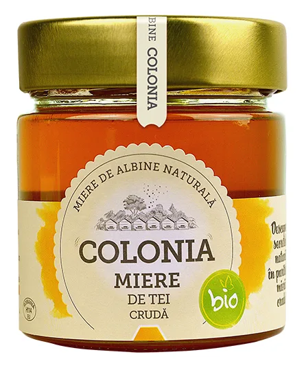 Miere de tei cruda Bio, 270g, Colonia — preț și oferte