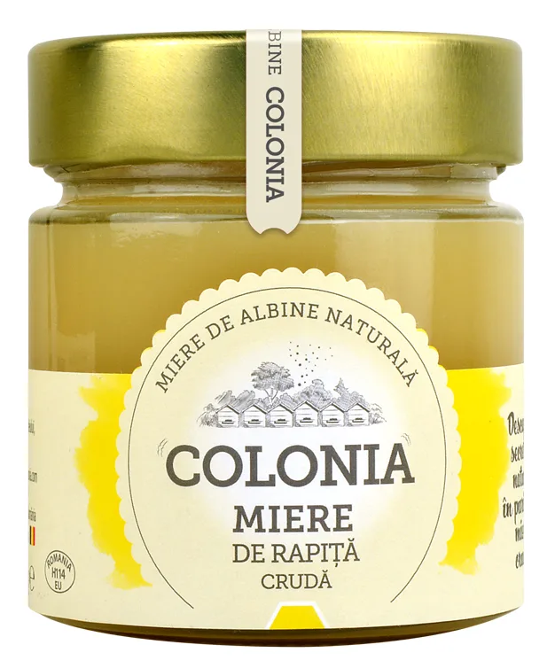 Miere de rapita cruda, 270g, Colonia — preț și oferte