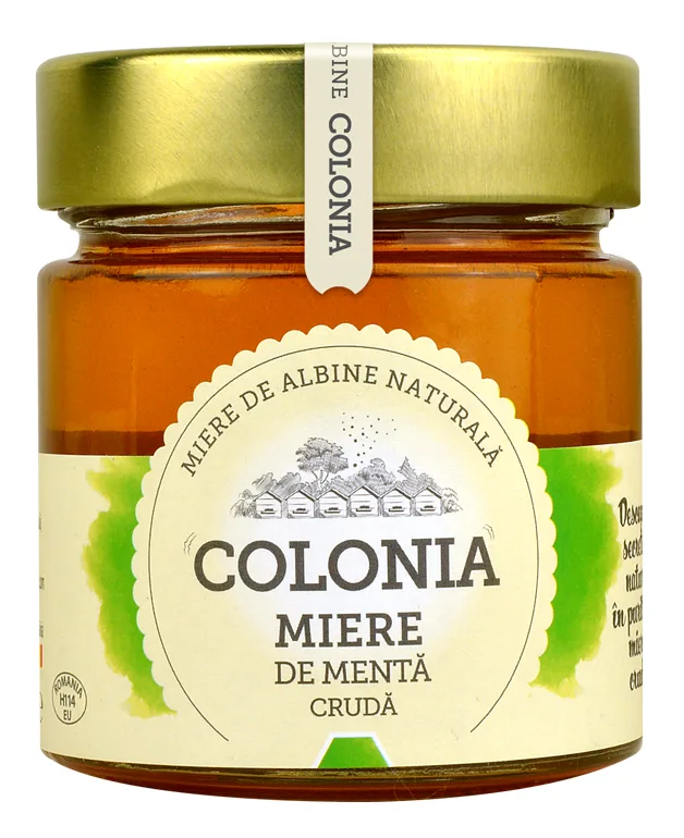 Miere de menta cruda, 270g, Colonia — preț și oferte