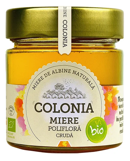 Miere poliflora cruda Bio, 270g, Colonia — preț și oferte