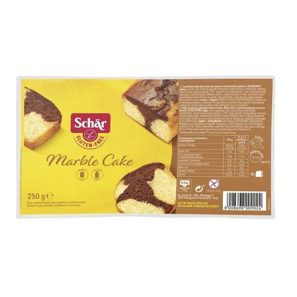 Chec marmorat Marble Cake, 250g, Schar — preț și oferte