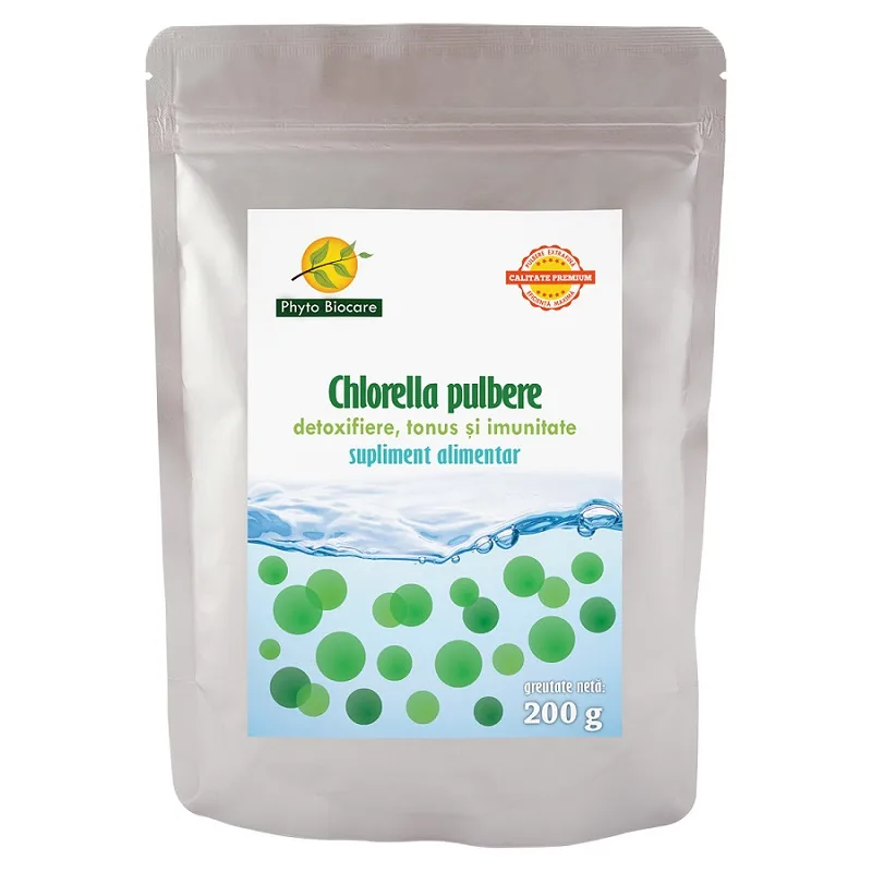 Pulbere de chlorella, 200g, Phyto Biocare — preț și oferte