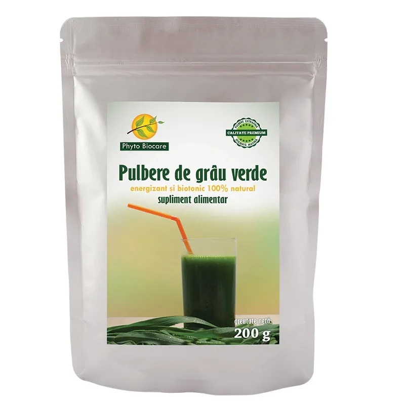 Pulbere de grau verde, 200g, Phyto Biocare — preț și oferte