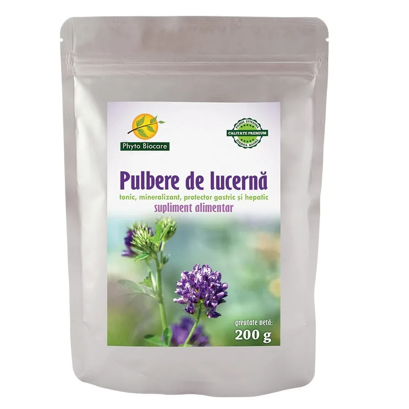 Pulbere de lucerna, 200g, Phyto Biocare — preț și oferte