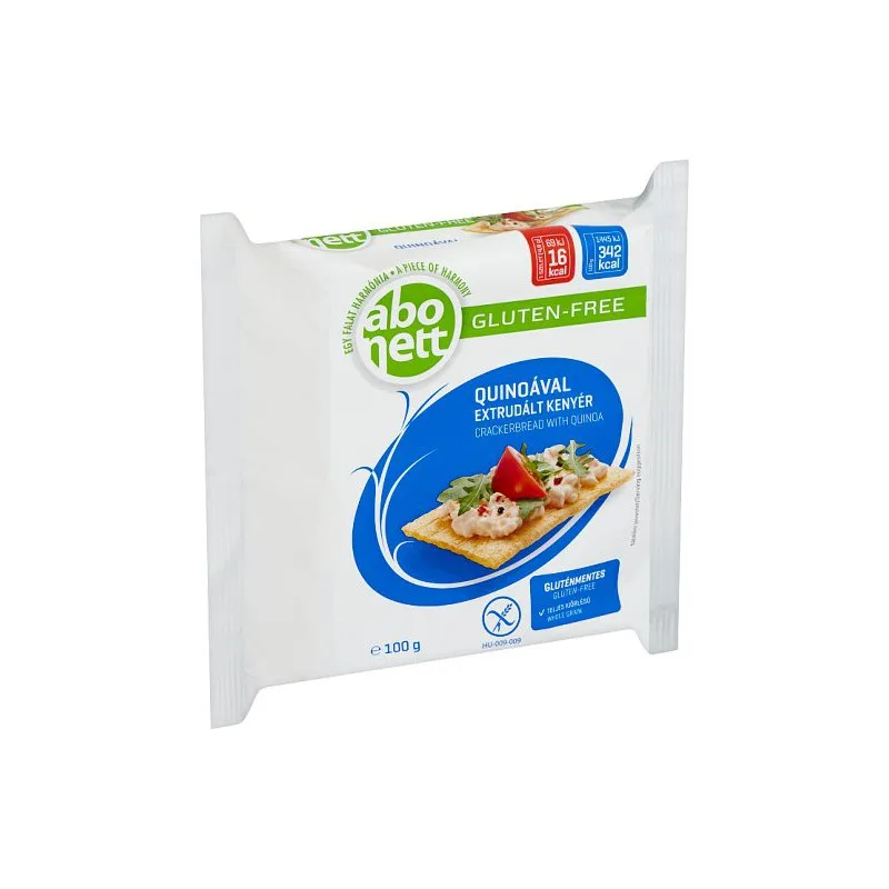 Tartine crocante fara gluten cu quinoa, 100g, Abonett — preț și oferte