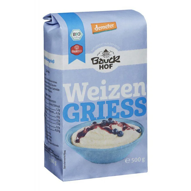 Gris de grau integral bio, 500g, Bauckof Bauck Hof — preț și oferte