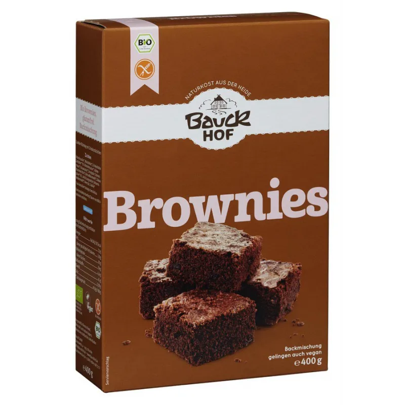 Premix bio pentru negresa cu ciocolata si fara gluten, 400g, Bauckhof — preț și oferte