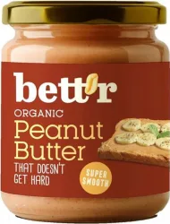 Crema de arahide Super Smooth Bio, 250g, Bettr — preț și oferte