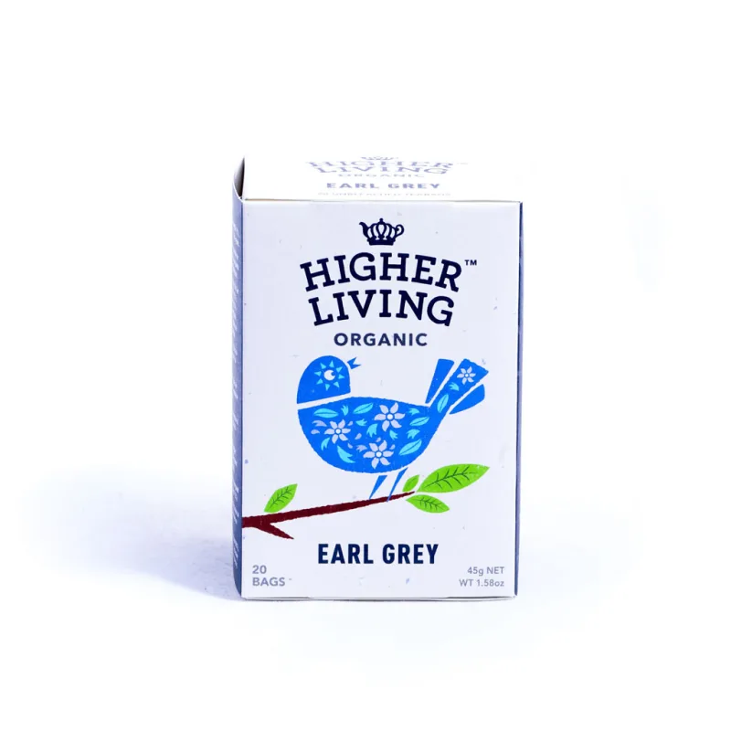Ceai Earl Grey Bio, 20 plicuri, Higher Living — preț și oferte