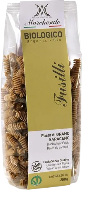 Fusilli din hrisca fara gluten Bio, 250g, Marchesato — preț și oferte