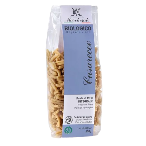 Paste din orez integral fara gluten Bio Casarecce, 250g, Marchesato — preț și oferte