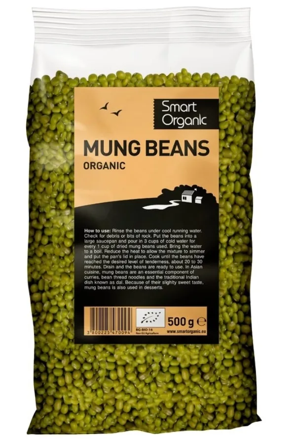 Fasole mung Bio, 500g, Smart Organic — preț și oferte