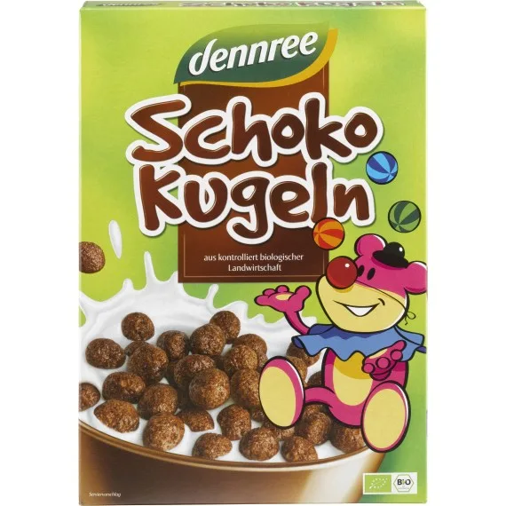 Cereale bilute cu ciocolata bio, 250g, Dennree — preț și oferte