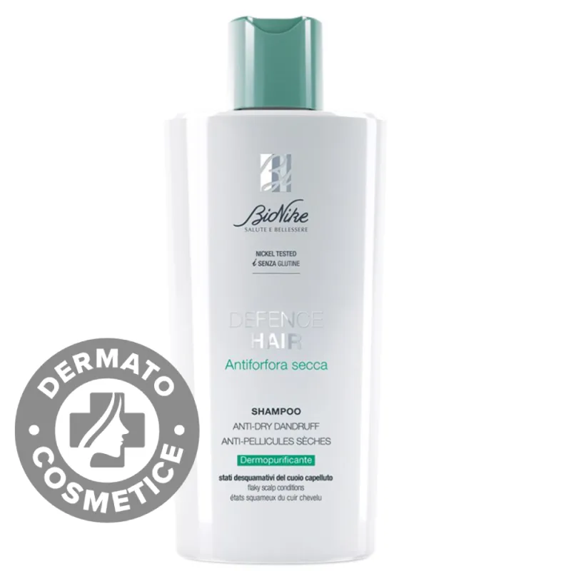 Sampon anti-matreata pentru par uscat Defence Hair, 200ml, Bionike — preț și oferte