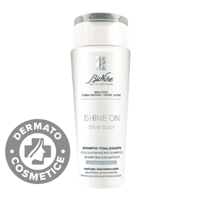 Sampon pentru netezirea galbenului Shine on Silver Touch, 200ml, Bionike — preț și oferte