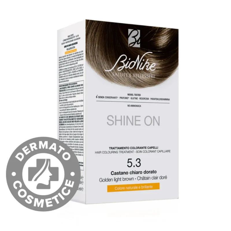 Vopsea pentru par Nr. 5.3 Golden Light Brown Shine On, 1 bucata, Bionike — preț și oferte