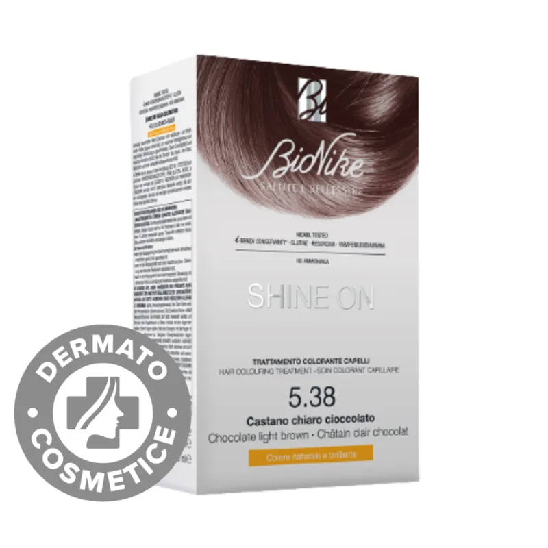 Vopsea pentru par Nr. 5.38 Chocolate Light Brown Shine On, 1 bucata, Bionike — preț și oferte