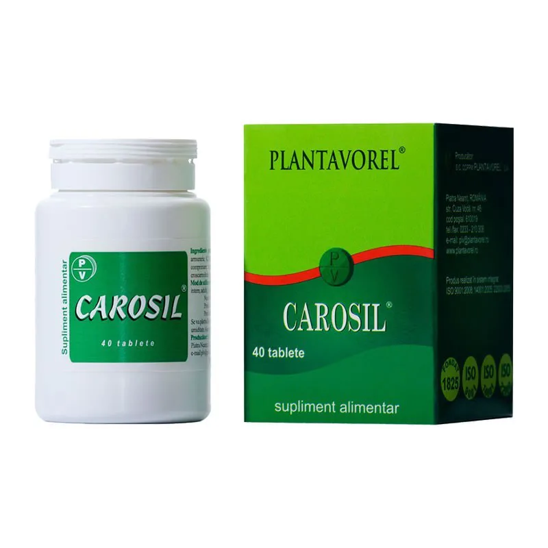 Carosil, 40 tablete, Plantavorel — preț și oferte