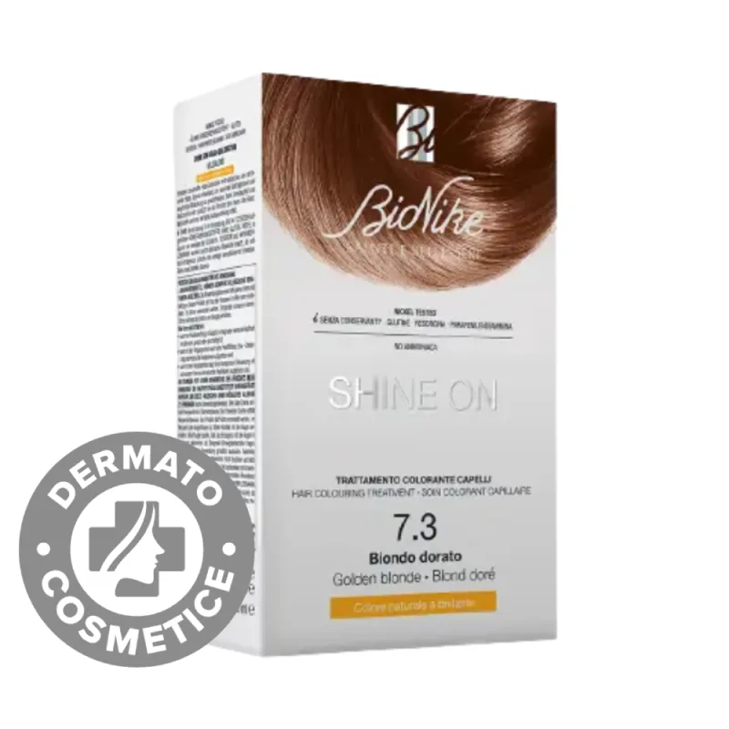 Vopsea pentru par Nr. 7.3 Golden Blonde Shine On, 1 bucata, Bionike — preț și oferte