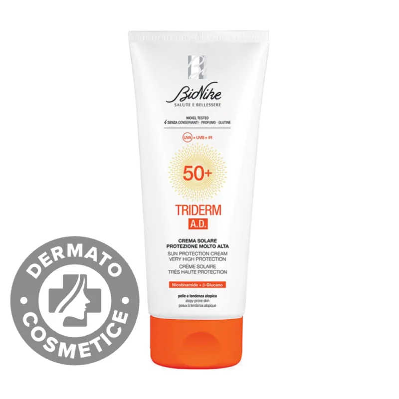 Crema cu protectie solara foarte inalta SPF 50+ Triderm A.D., 200ml, Bionike — preț și oferte
