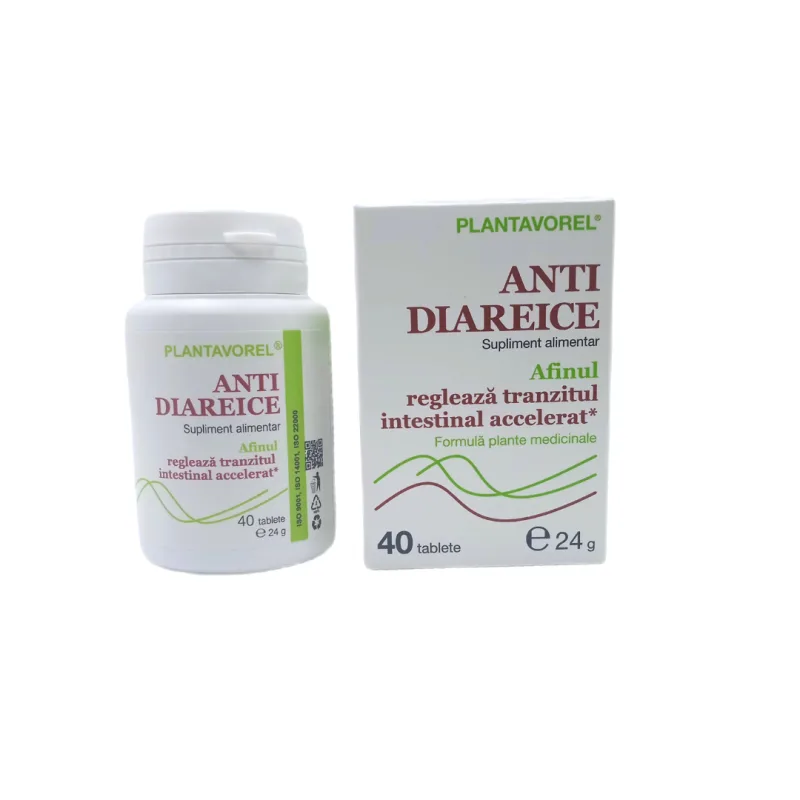 Antidiareice, 40 tablete, Plantavorel — preț și oferte