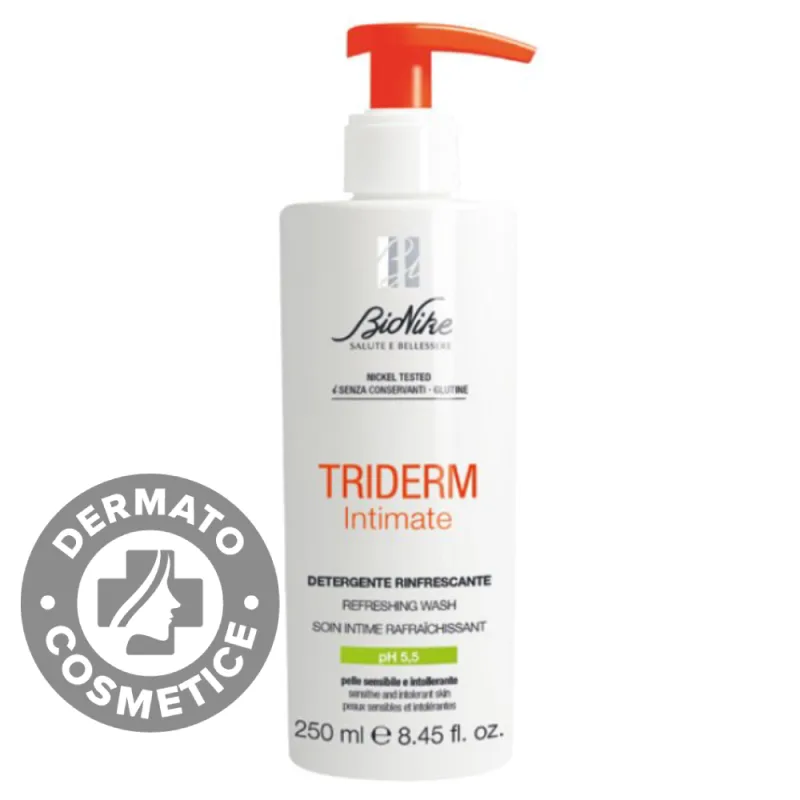 Gel intim de curatare revigorant pH 5.5 Triderm Intimate, 250ml, Bionike — preț și oferte