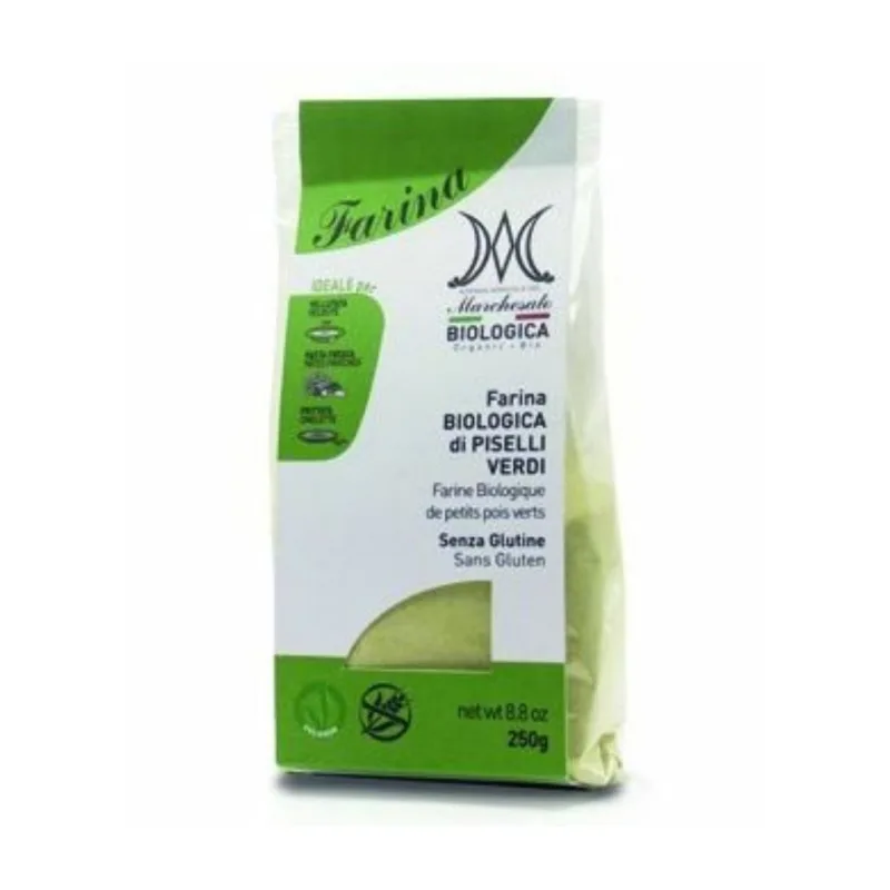 Faina de mazare verde fara gluten Bio, 250g, Marchesato — preț și oferte