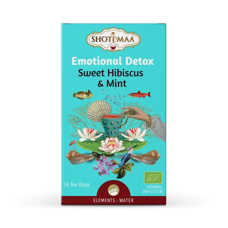 Ceai Elements Water Emotional Detox Bio, 16 plicuri, Shoti Maa — preț și oferte