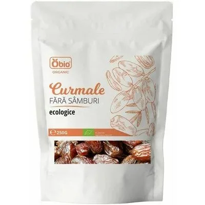 Curmale fara samburi bio, 250g, Obio — preț și oferte