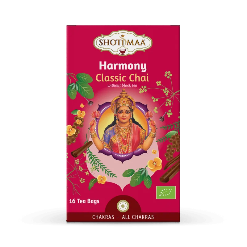 Ceai Chakras Harmony Chai Clasic Bio, 16 plicuri, Shoti Maa — preț și oferte