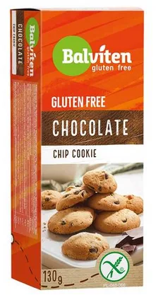 Fursecuri cu ciocolata choco-chips fara gluten, 130g, Balviten — preț și oferte