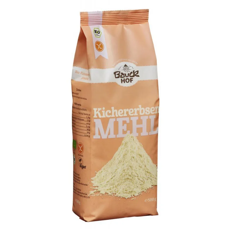Faina de naut fara gluten, 500g, Bauckhof — preț și oferte