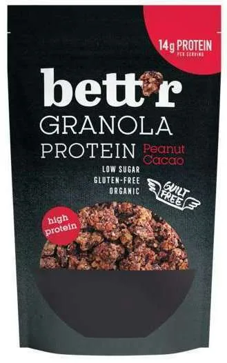 Granola proteica cu alune si cacao fara gluten Bio, 300g, Bettr — preț și oferte