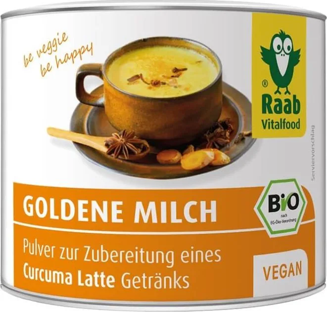 Bautura instant cu turmeric Golden Milk Bio, 70g, Raab Vitalfood — preț și oferte