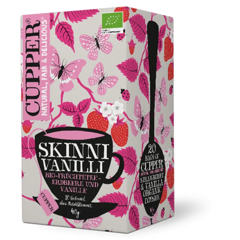 Ceai eco Skinni Vanilli, 20 plicuri, Cupper — preț și oferte