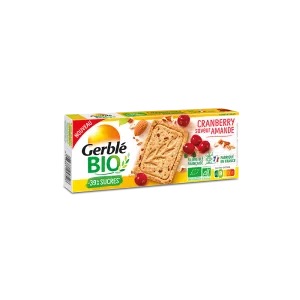 Biscuiti cu migdale si merisoare, 132g, Gerble Expert Dietetic