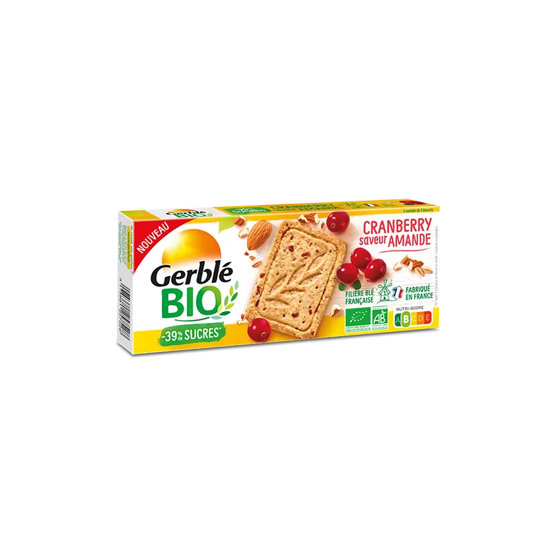 Biscuiti cu migdale si merisoare, 132g, Gerble Expert Dietetic — preț și oferte