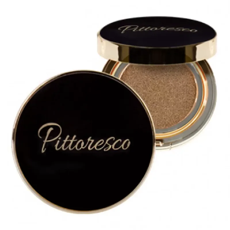 BB Cream compact cu SPF45 Cushion, Nuanta 23, Natural Beige, 2*14g, Pittoresco — preț și oferte