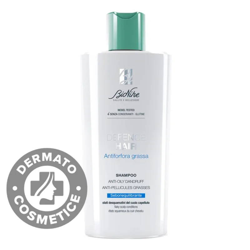 Sampon anti-matreata grasa Defence Hair, 200ml, Bionike — preț și oferte