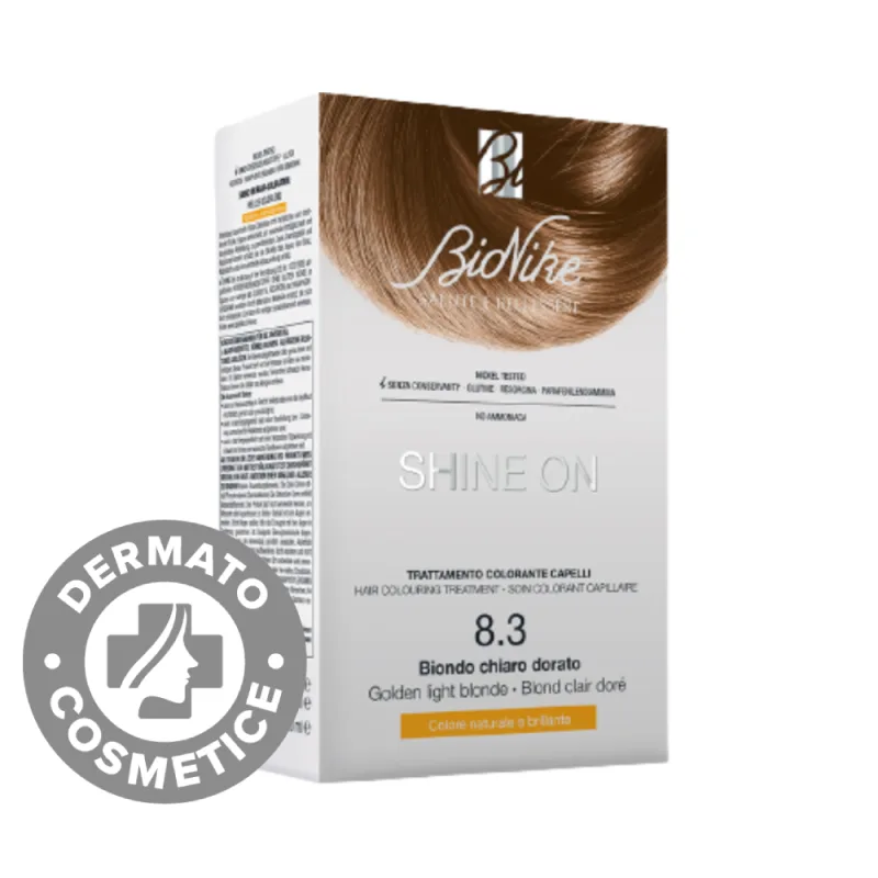 Vopsea pentru par Nr. 8.3 Golden Light Blonder Shine On, 1 bucata, Bionike — preț și oferte